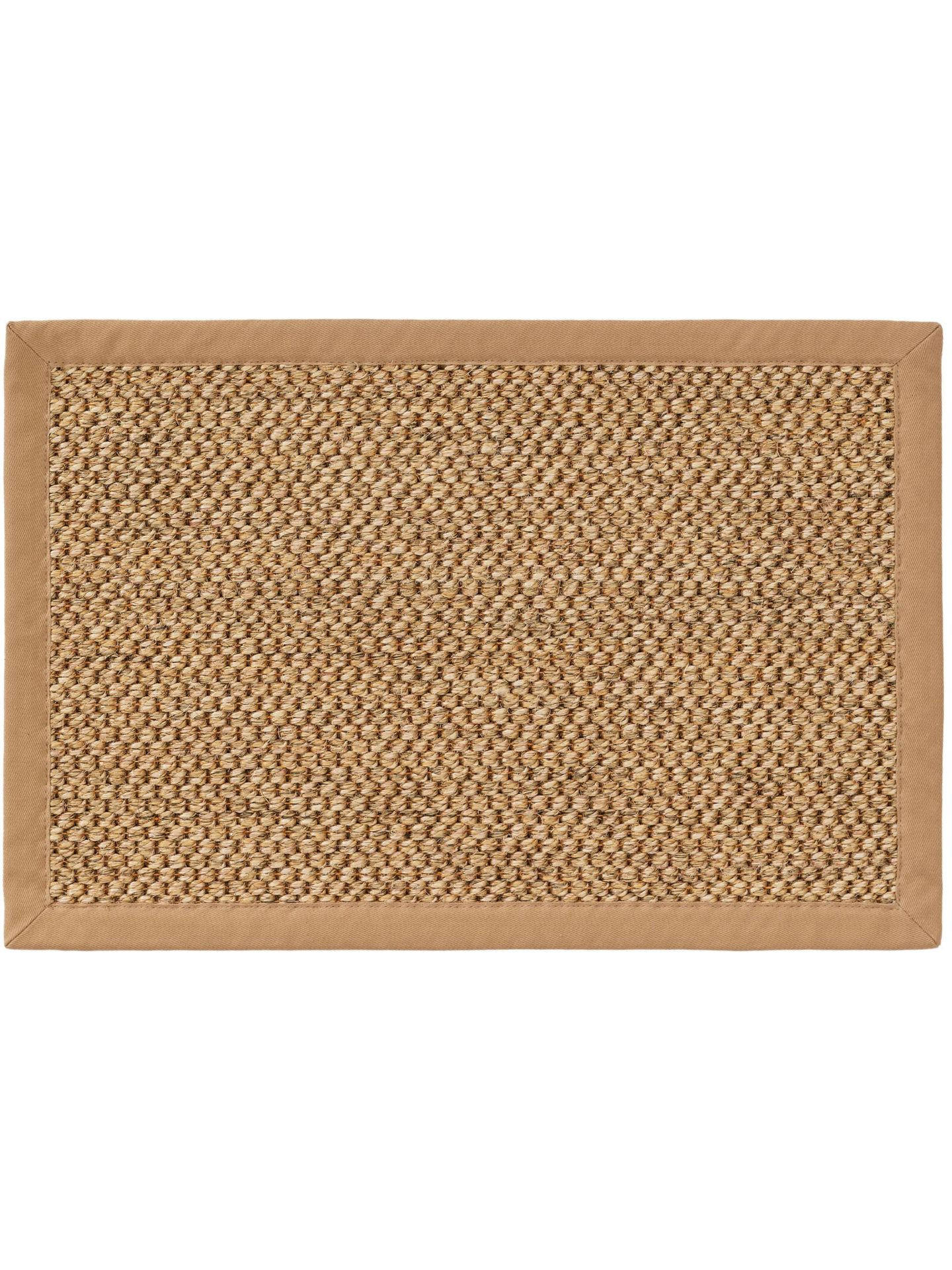 FUSSMATTE Greta Cream 40x60 cm - Beige, Naturmaterialen (40/1cm) - KUNSTLOFT