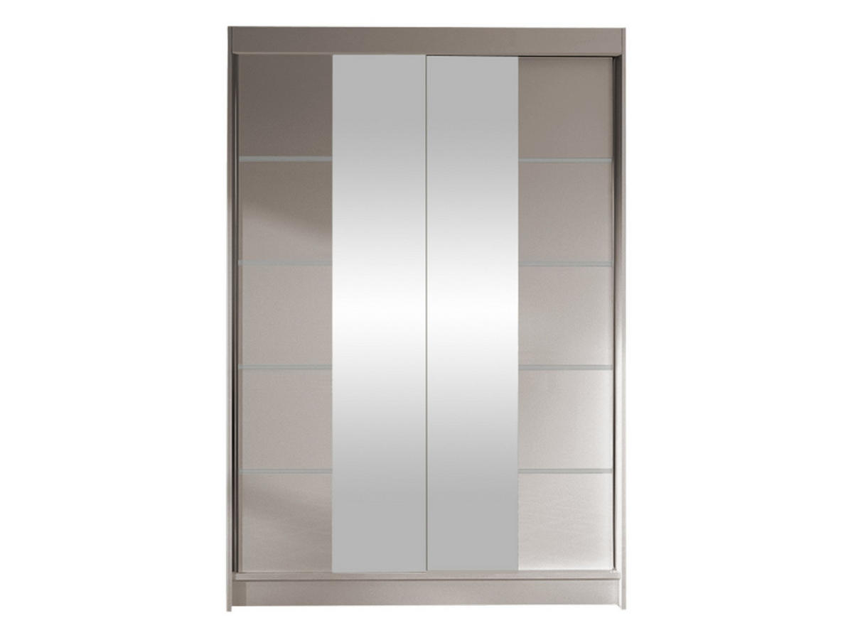 SCHWEBETÜRENSCHRANK Lino V - Kaschmir, Holzwerkstoff/Metall (120/200/58cm) - MIRJAN24
