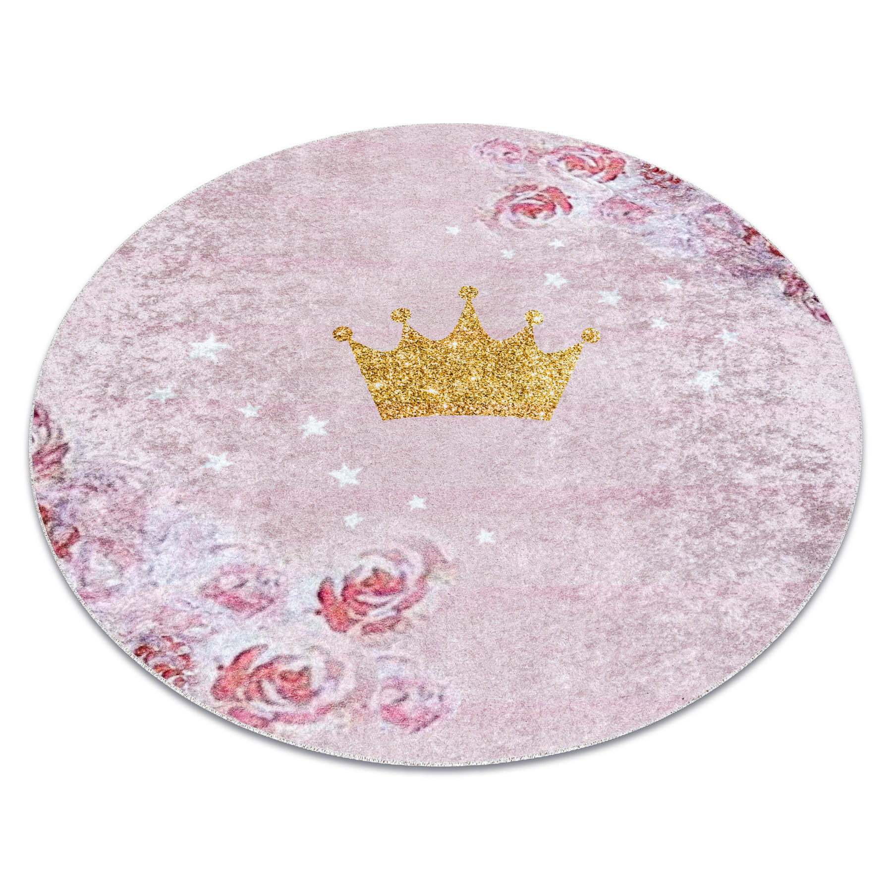 rugsX Teppich Pink 160x160 cm