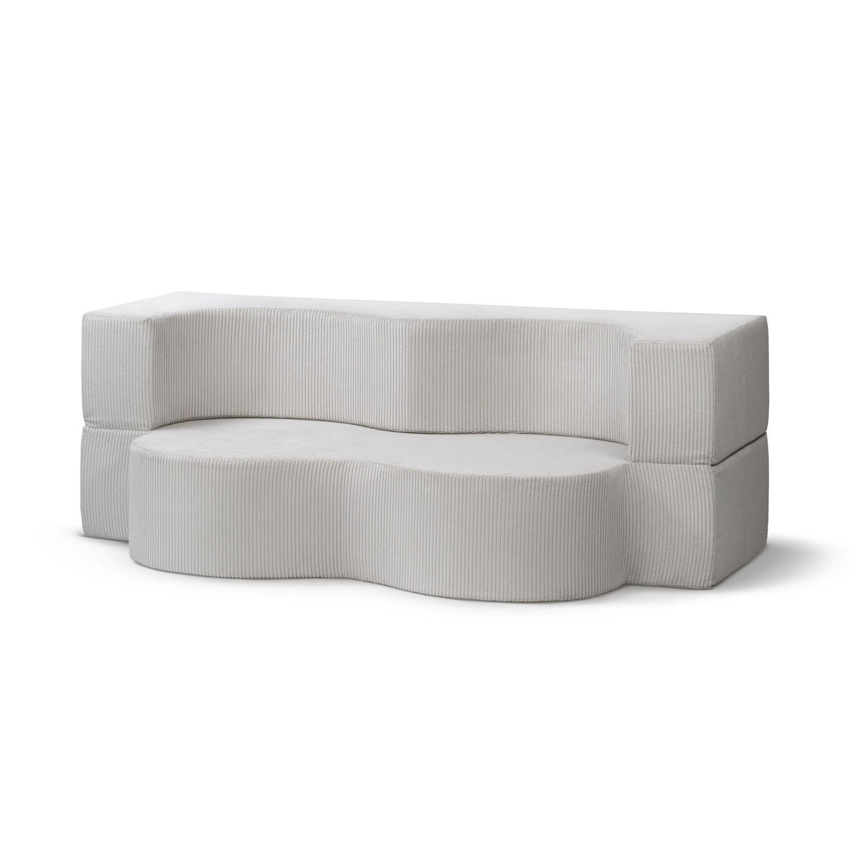 SOFA Kamelia Creme - Creme, Textil (200/70/100cm) - Pillovely