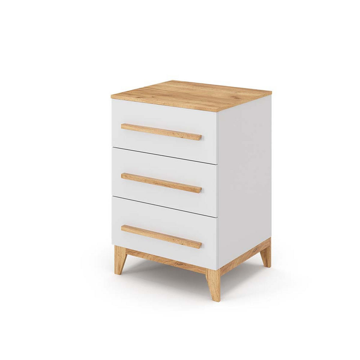 Weiß, Holzwerkstoff (53.4/88/60cm) - VitaliSpa