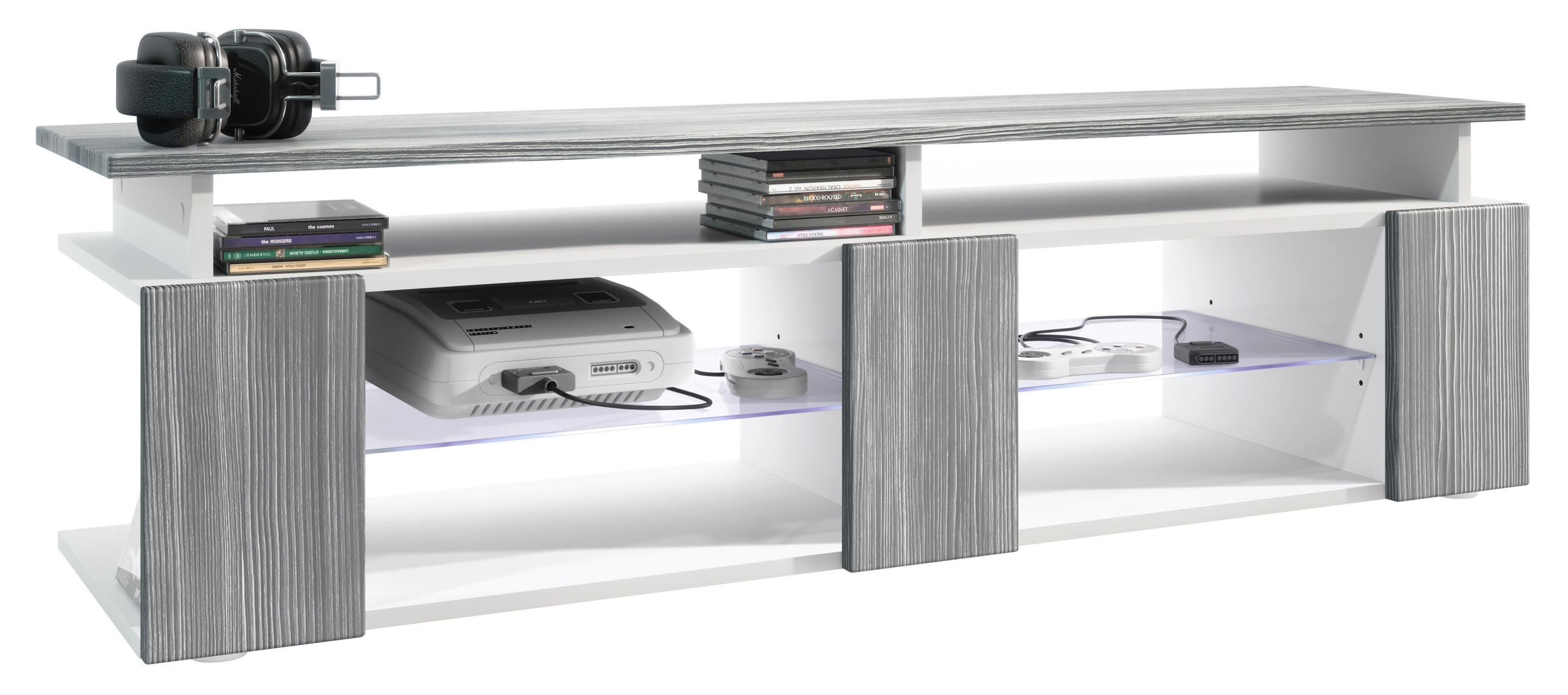 Vladon Lowboard Anthrazit 138.5x39x39 cm