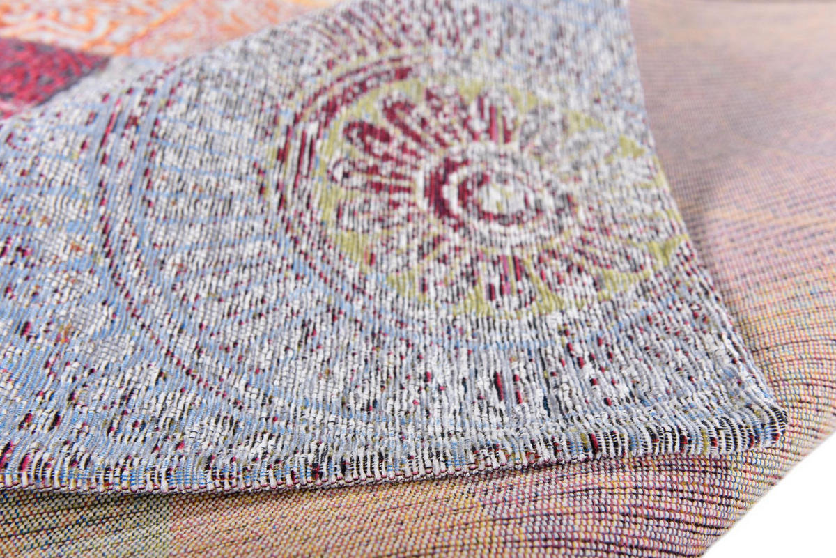 FLACHWEBETEPPICH Cosima 80x160 cm - Multicolor, Textil (80/160cm) - Gino Falcone