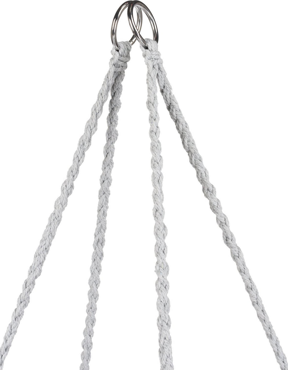 HÄNGESESSEL bis 150 kg - Grau, Textil (80/38/80cm) - Outtec