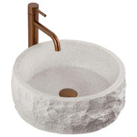 AUFSATZWASCHBECKEN Rea Alice Moon - Beige, Kunststoff (39/14.5/39cm) - REA