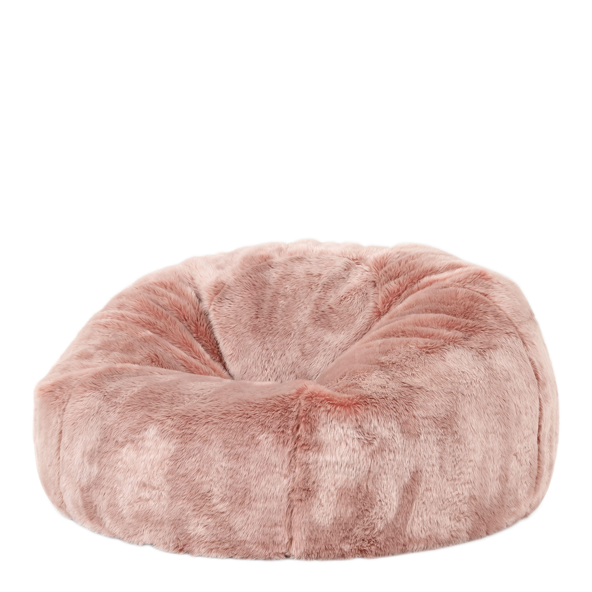 SITZSACK Kingston aus Kunstfell - Pink, Kunststoff (85/50/85cm) - icon