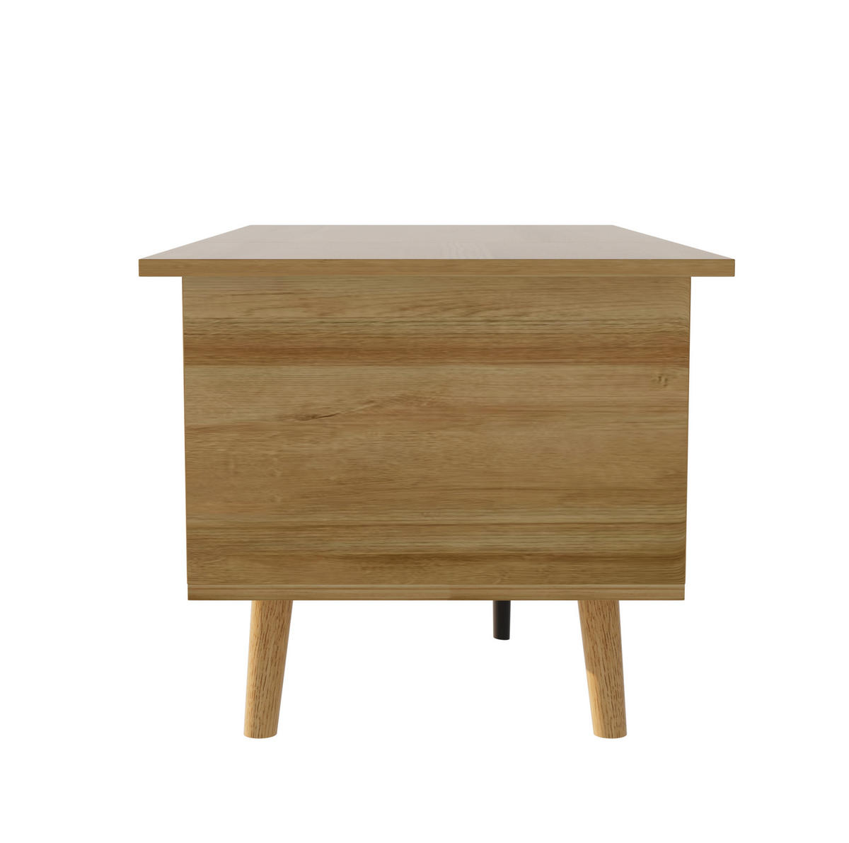COUCHTISCH aus Spanplatte 103x50x46/60 cm in Naturfarben mit Liftfunktion - Naturfarben, Holzwerkstoff (103/50/60cm) - Modfu