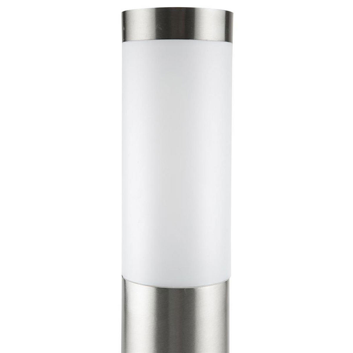 LED WEGLEUCHTE Edelstahl Silber - Silberfarben, Kunststoff (7.5/7.5/45cm)