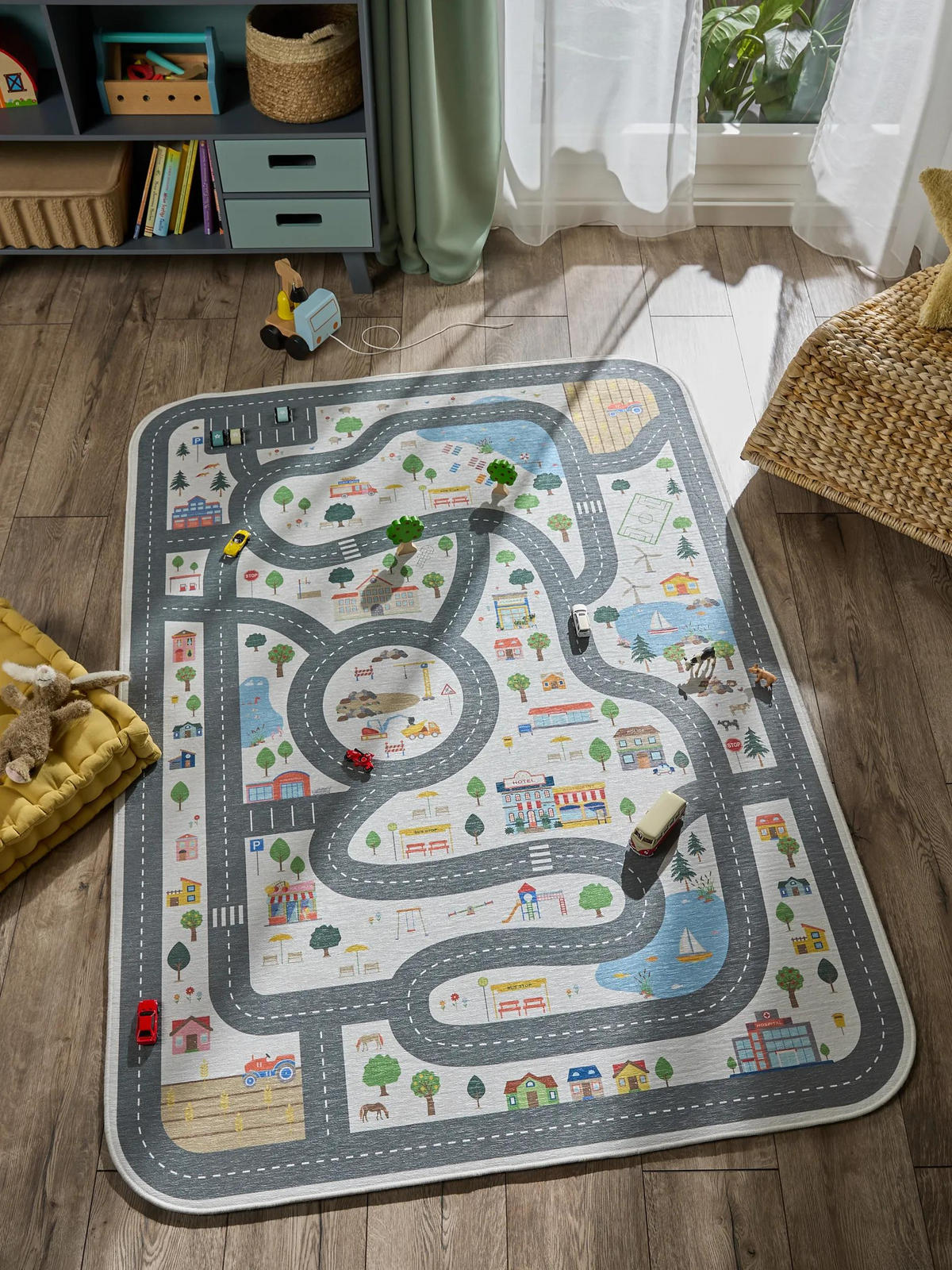 KINDERTEPPICH Linus Cream 120/170 cm - Creme, Kunststoff/Textil (120/170cm) - benuta