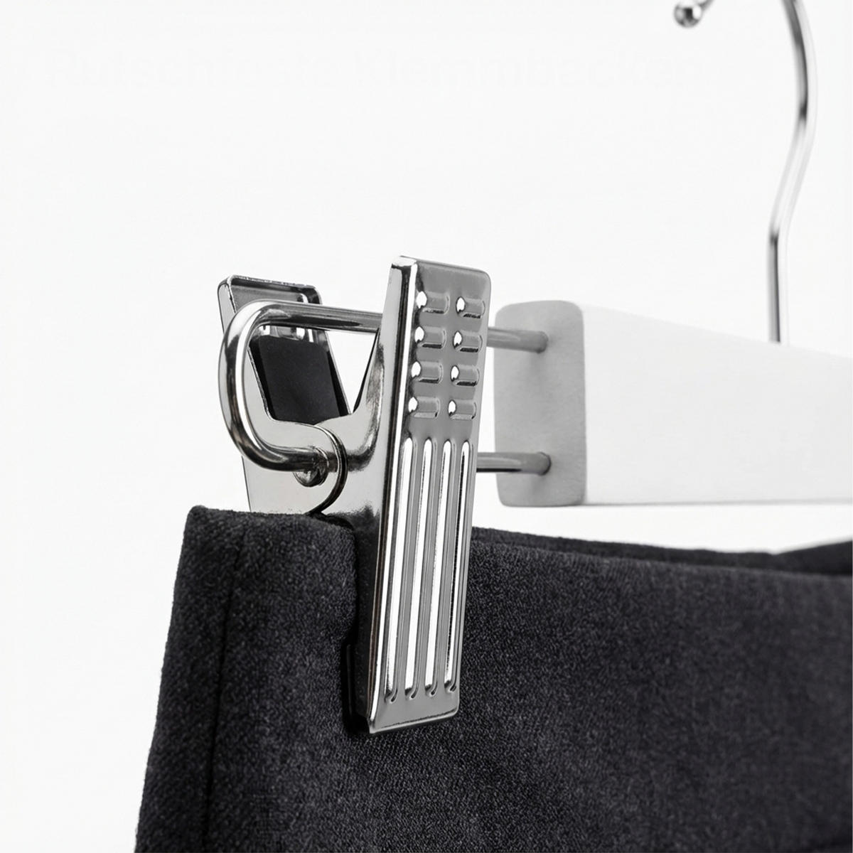 HOSENBÜGEL - Weiß, Holz/Metall (36/12/1.2cm) - Relaxdays