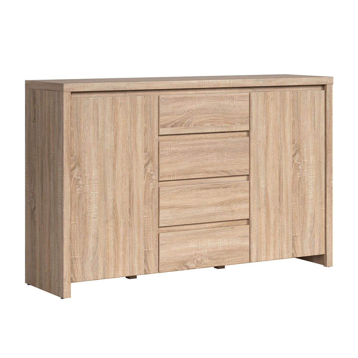 SIDEBOARD Soren Dřevo - hnědá, kompozitní dřevo (143.5/92/40.5cm) - Petits-meubles