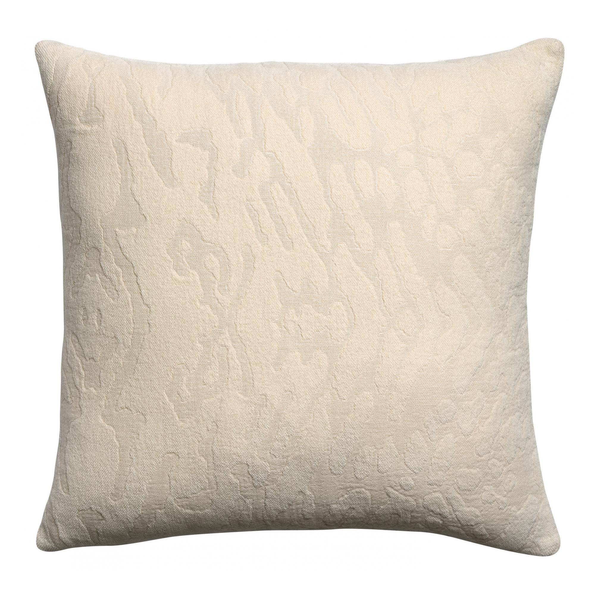 KISSEN Inès creme 45 x 45 cm - Creme, Textil (45/45cm) - Vivaraise