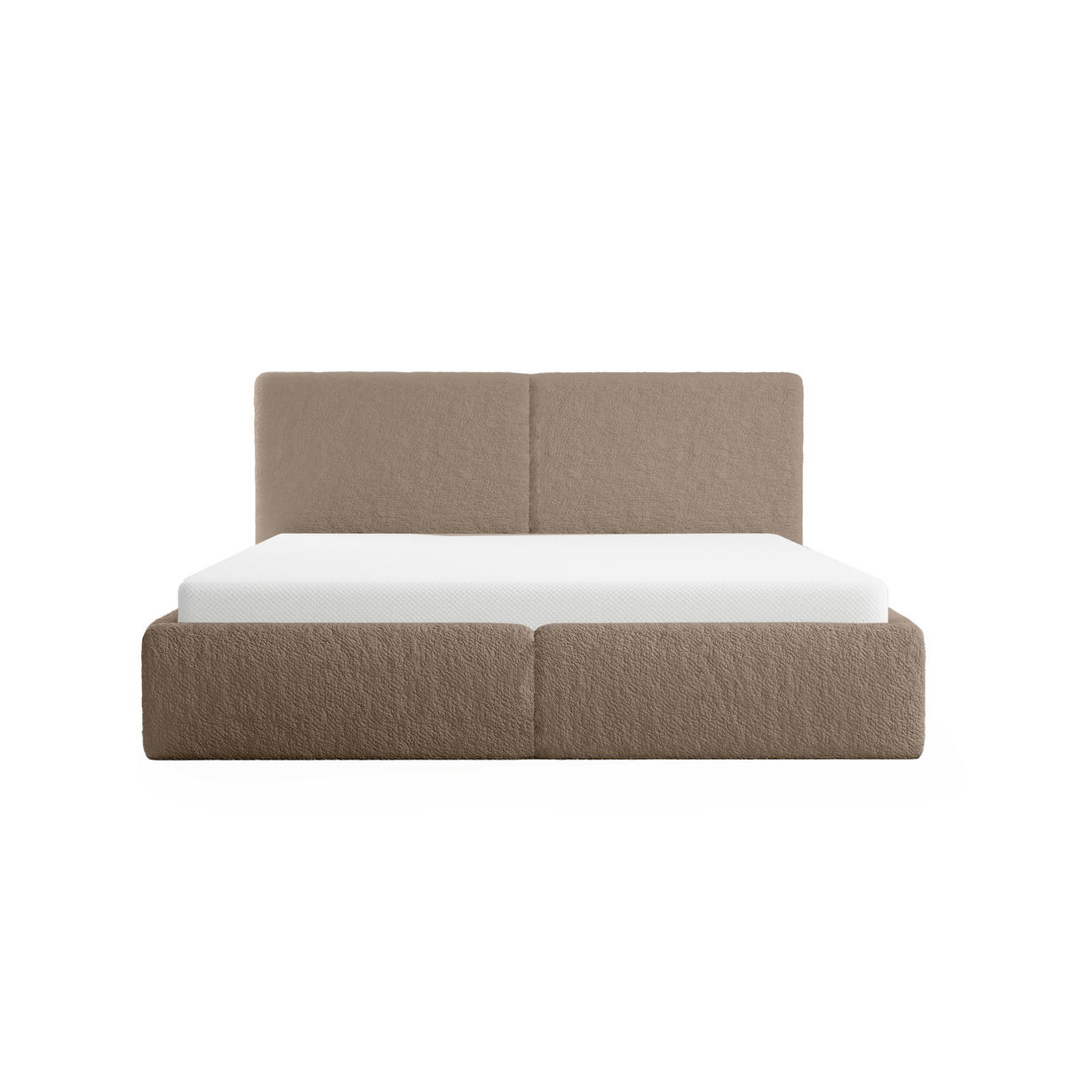 POLSTERBETT Doppelbett Sarria Slim Brown (Anthology 04) 140x200 cm - Braun, Textil (140/200cm) - Meblito