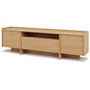 LOWBOARD Juni mit 3 Türen, 200 cm, eiche Cremona - Eichefarben, Holzwerkstoff (198/57/38cm) - Beautysofa