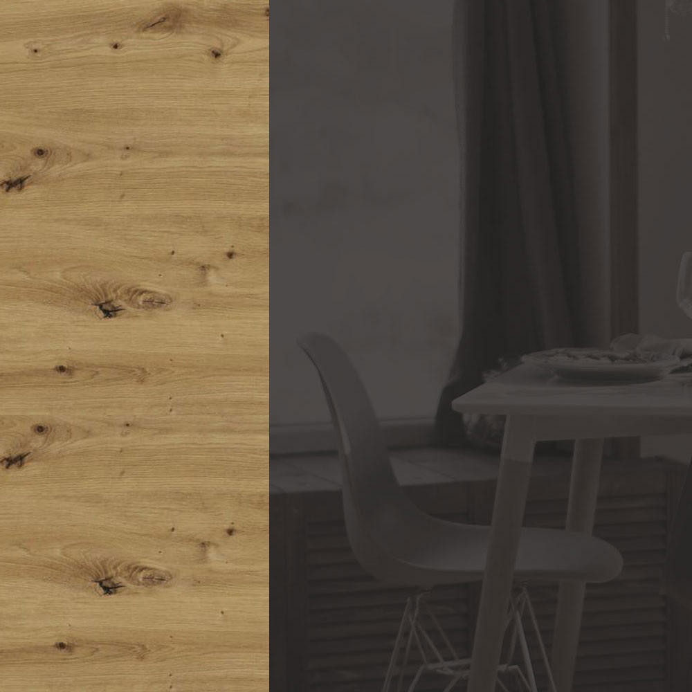 Thumbnail - Feldmann-Wohnen Küchenunterschrank, Graphit, Eiche Artisan, Holz, 1 Fächer, Rechteckig, 45x82x50 cm, Küchen, Küchenmöbel...