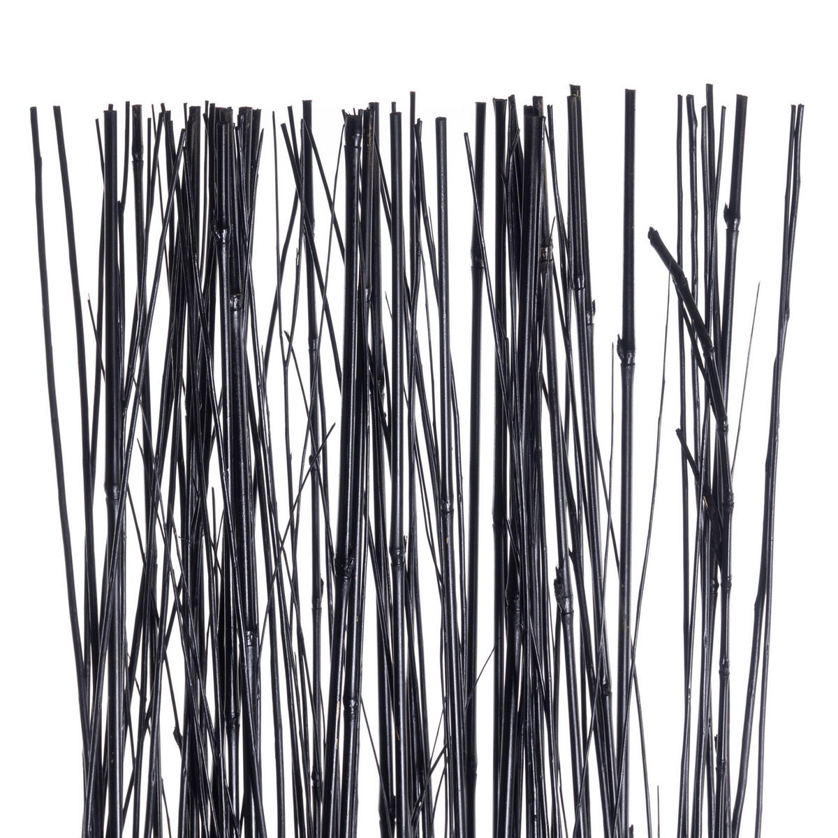 RAUMTEILER Slim 170x40 cm, Weidenholz-Zweige schwarz - Schwarz, Naturmaterialien (40/170/12cm) - DESIGN DELIGHTS