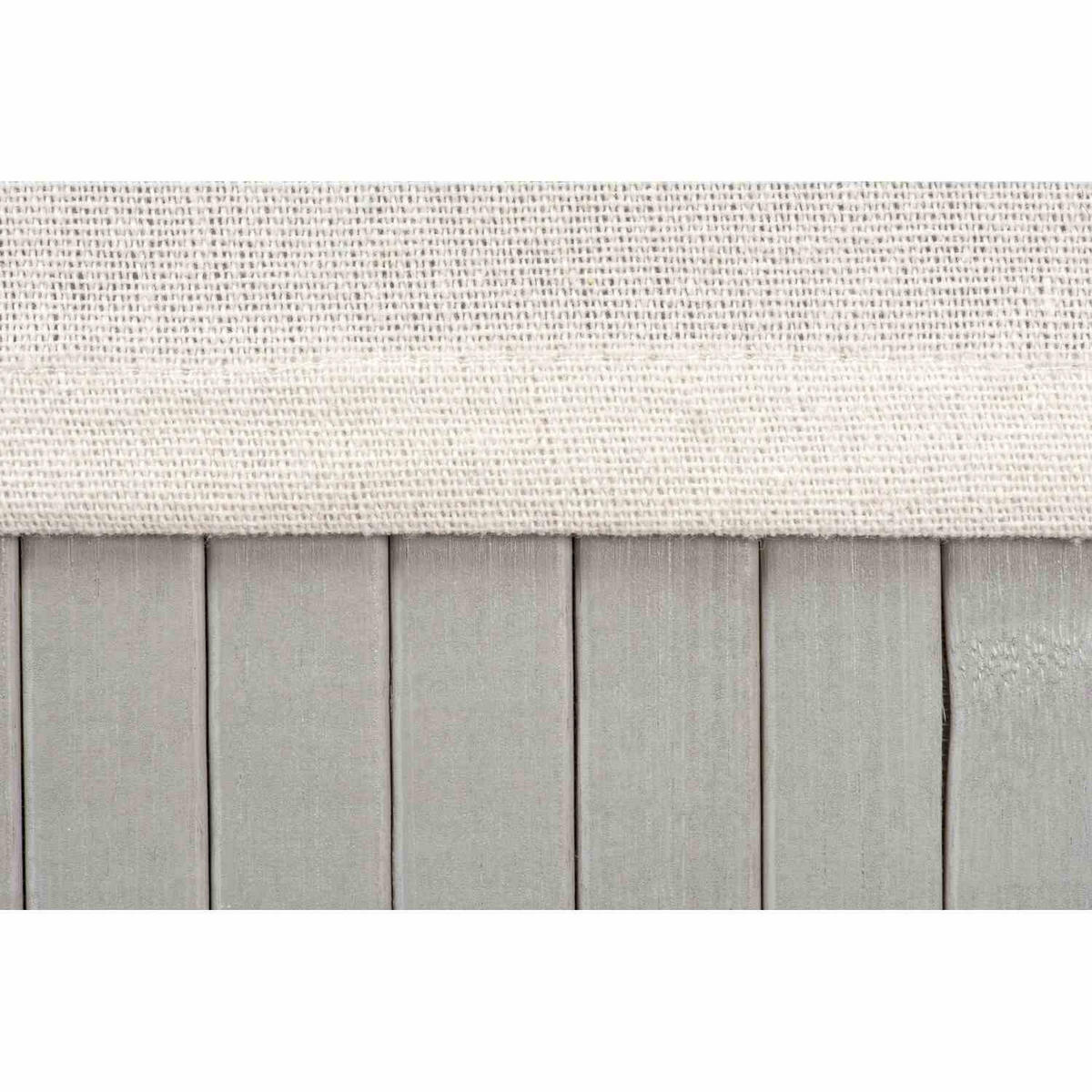 WÄSCHEKORB MIT DECKEL BAMBOO - Anthrazit, Naturmaterialien (40/60/30cm) - WohnDirect