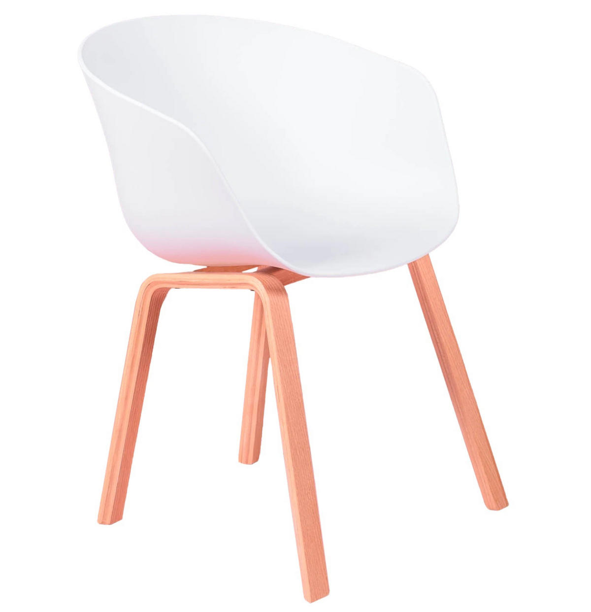 STUHL Kunststoff Weiß - Weiß, Kunststoff (57/78/50cm) - Nest Dream