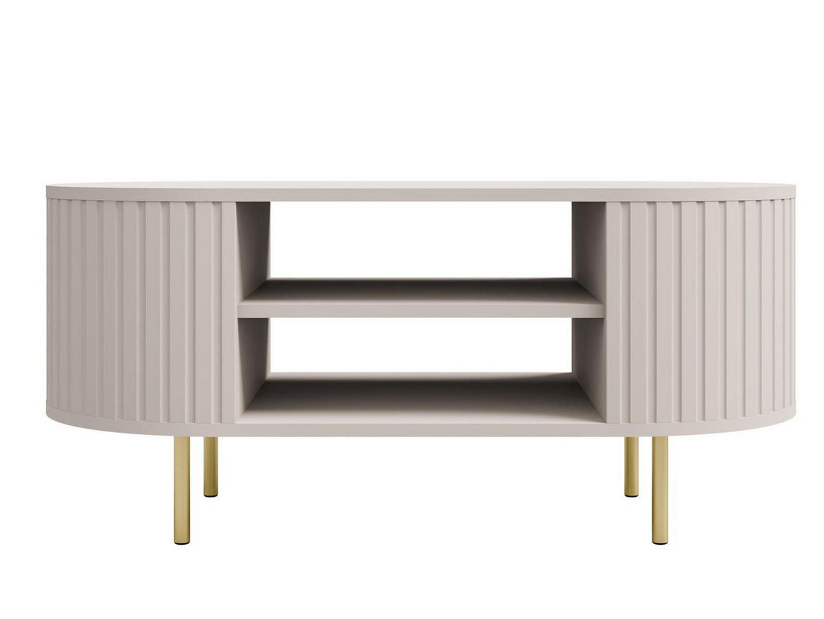 COUCHTISCH mit regalen OVI Beige - Beige, Holzwerkstoff (42/100/45cm) - Compleo24