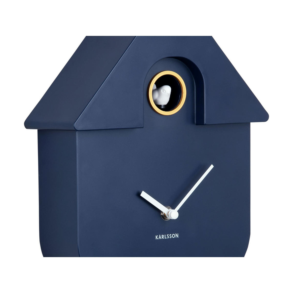 WANDUHR Modern Cuckoo 8.5/21.5/41 cm - Blau, Kunststoff (21.5/41/8.5cm) - Karlsson