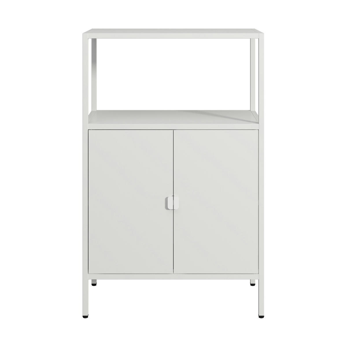 AKTENSCHRANK Hailuoto - Hellgrau, Metall (70/110/40cm) - [en.casa]