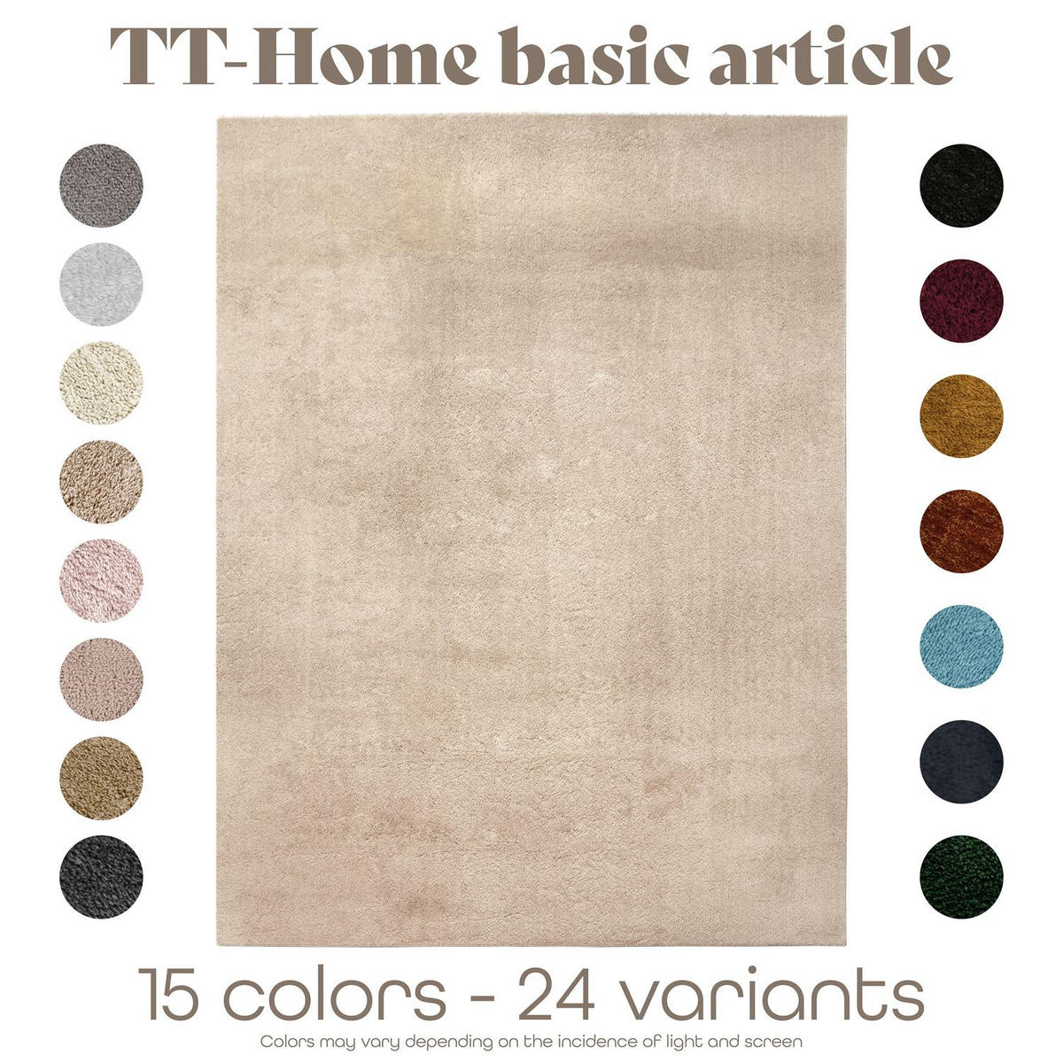 FLACHWEBETEPPICH Beige 60 x 100 cm - Beige, Kunststoff (60/100cm) - TT Home