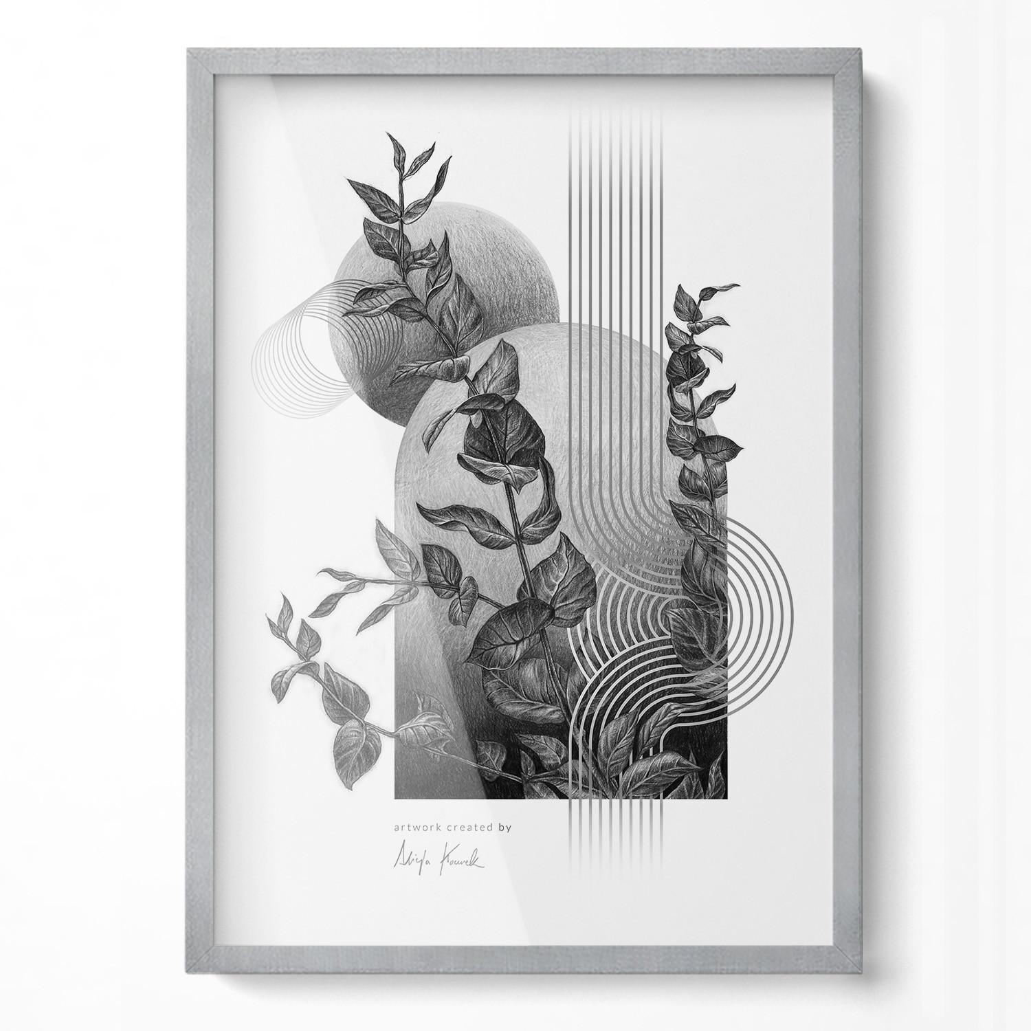 BILDERRAHMEN - Goldfarben, Kunststoff (50/70/1.5cm) - Wallfluent