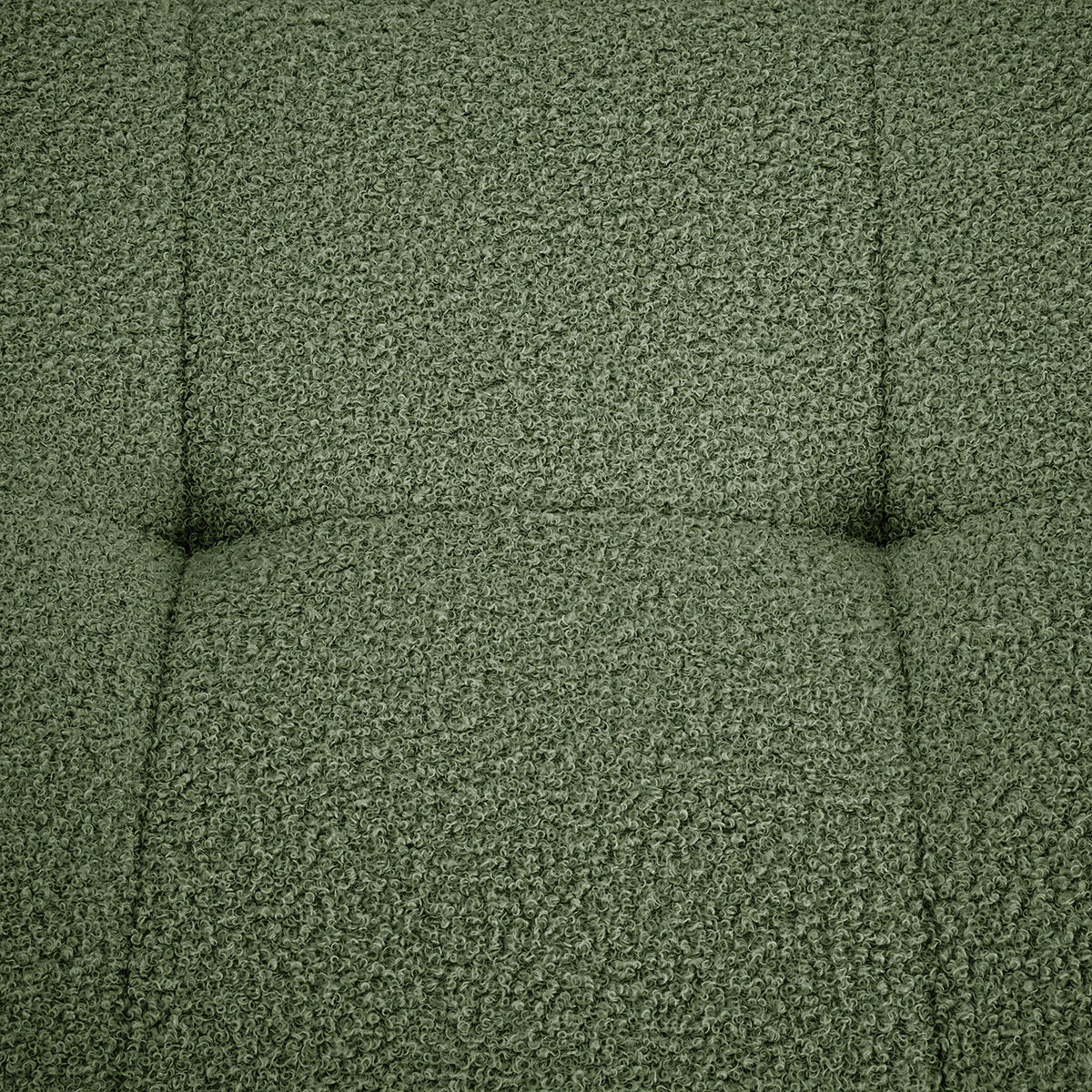 POLSTERHOCKER - Schwarz/Grün, Textil/Metall (67/47/50cm) - home24