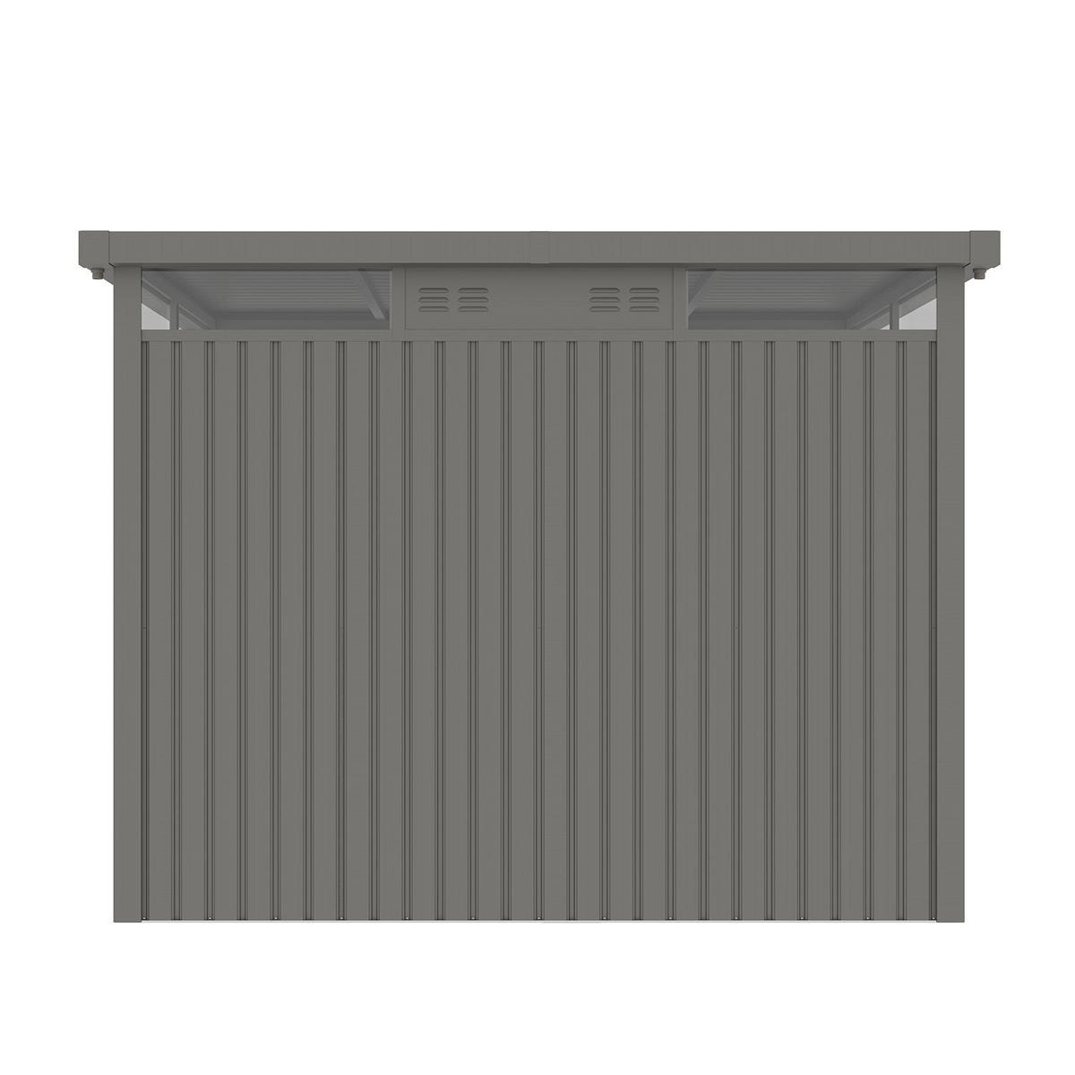 GERÄTEHAUS Luzern Pro Taupe - Taupe, Metall (294/222/230cm) - Juskys