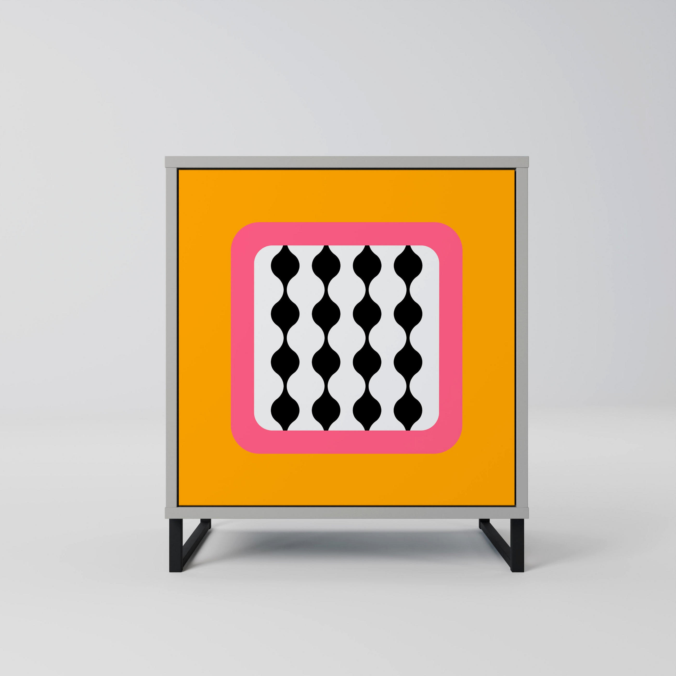 SpaceRebels Sideboard Grau 57.5x67.5x42 cm