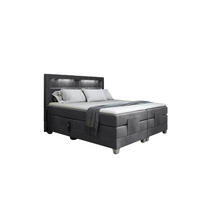BOXSPRINGBETT Elektrisch Davide - Dunkelgrau, Holzwerkstoff/Textil (180/200cm) - Fun Möbel