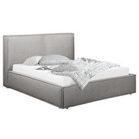POLSTERBETT - Grau, Textil (180/200cm) - home24