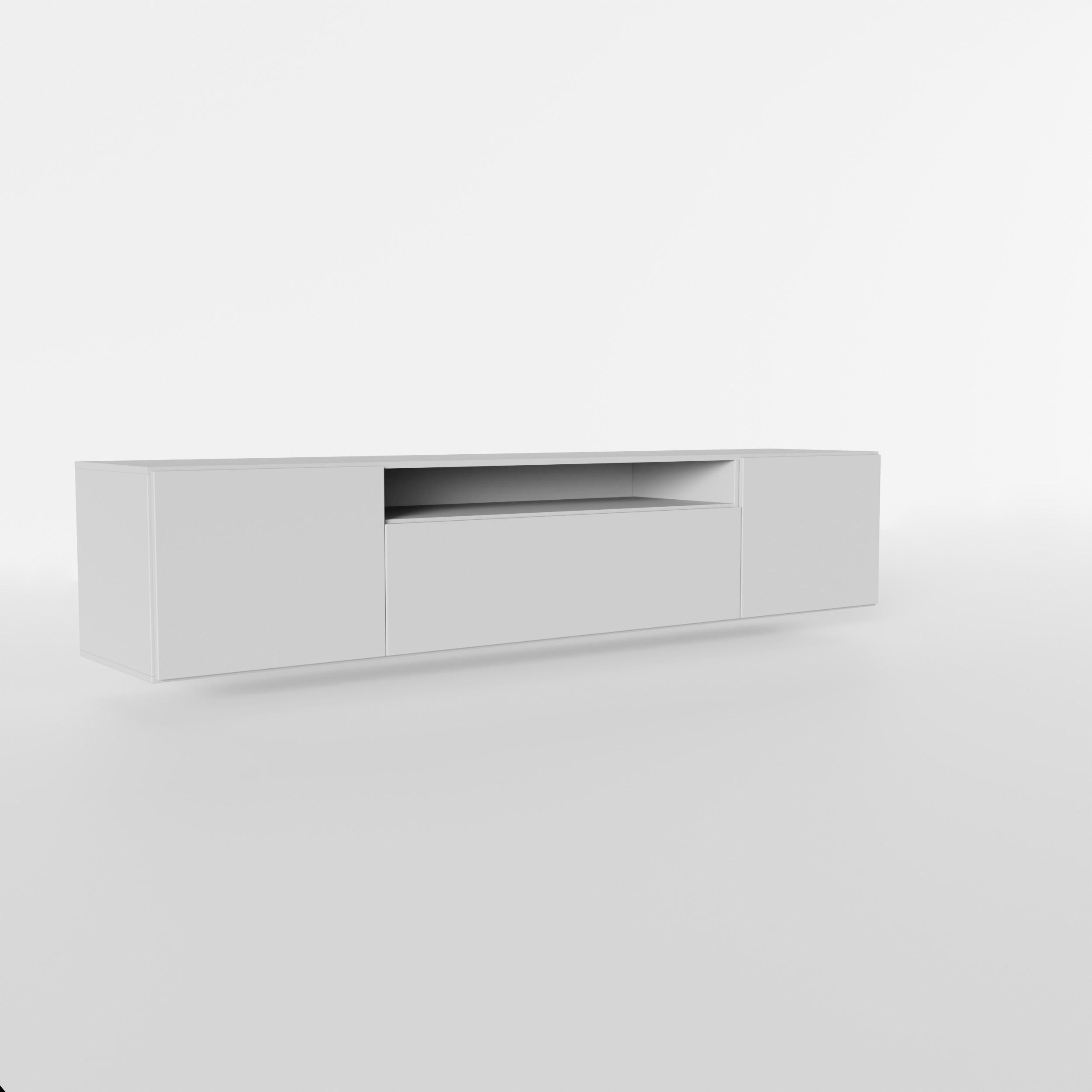 Masseno Lowboard Weiß 200x41x40 cm