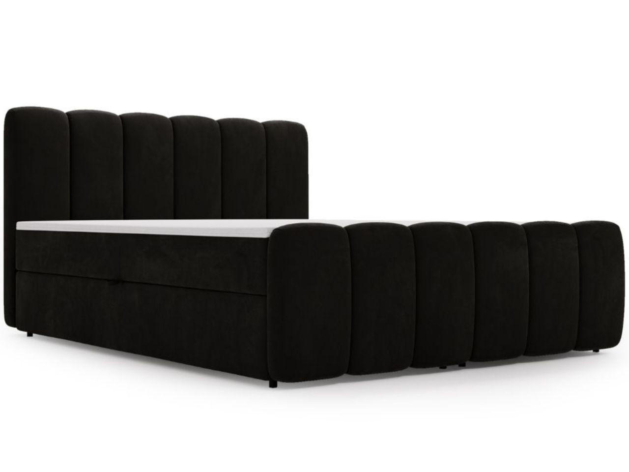 BOXBETT Cloud 200x200 Schwarz - Schwarz, Holz/Textil (200/200cm) - Graingold