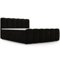 BOXBETT Cloud 160x200 Schwarz - Schwarz, Holz/Textil (160/200cm) - Graingold