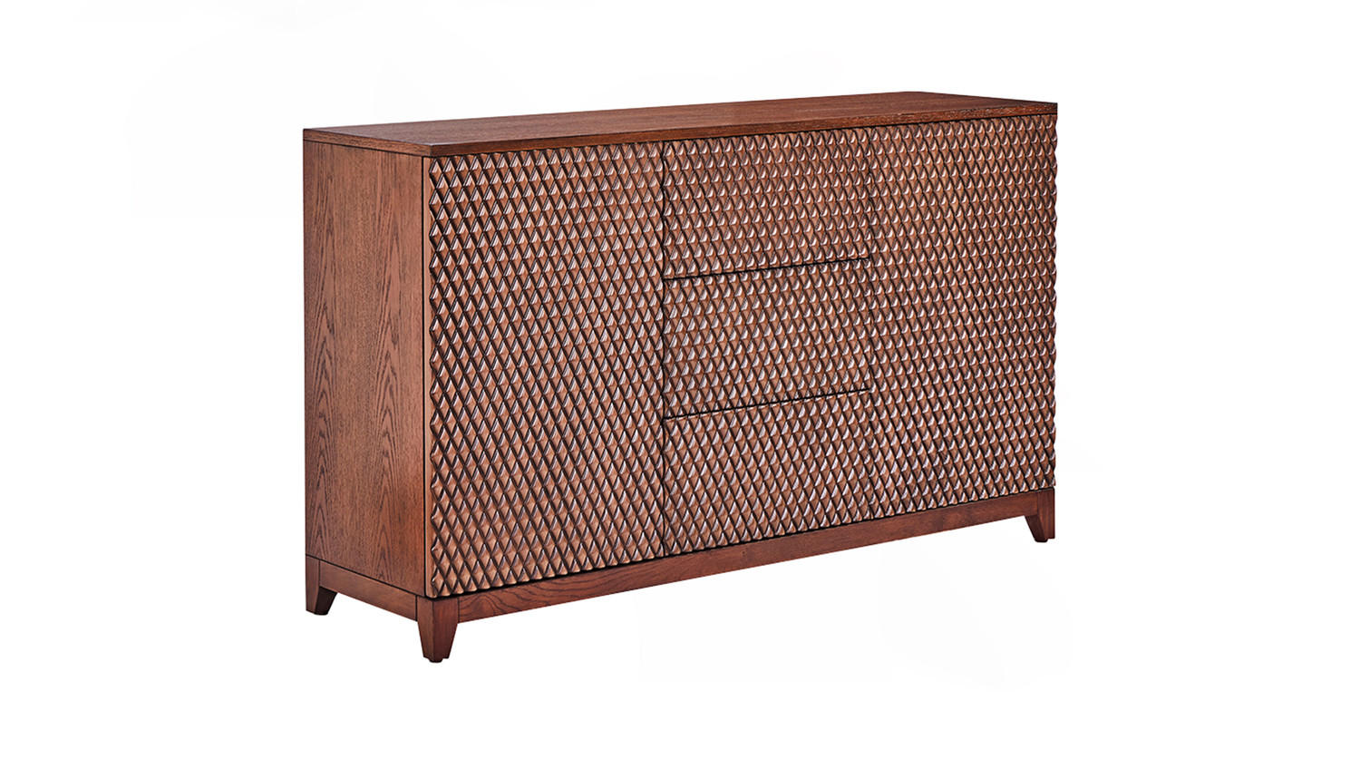 SIDEBOARD COPAS Braun Holz - Braun, Eichenholz/Holz (140/85/40cm) - KAWOLA