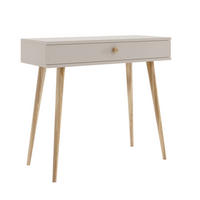 KONSOLE NATURA, 90 cm, Kaschmir, mit 1 Schublade - Kaschmir, Holz (90/80/31cm) - Excellent Home