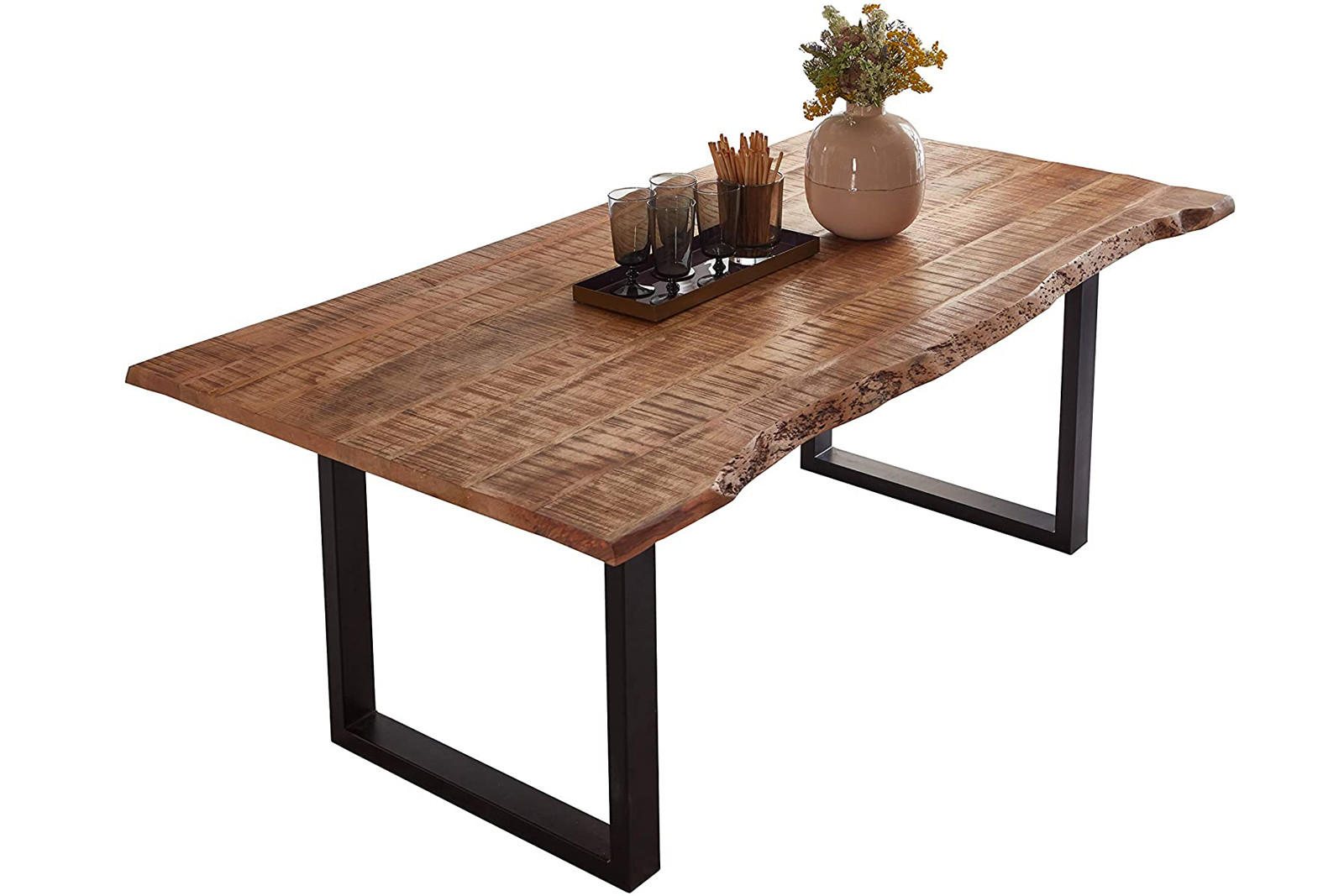 SAM ESSTISCH Beige 160cm × 85cm × 77cm