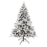 WEIHNACHTSBAUM Weiß 137/137/210 cm - Weiß, Kunststoff (210cm) - Mobili Rebecca