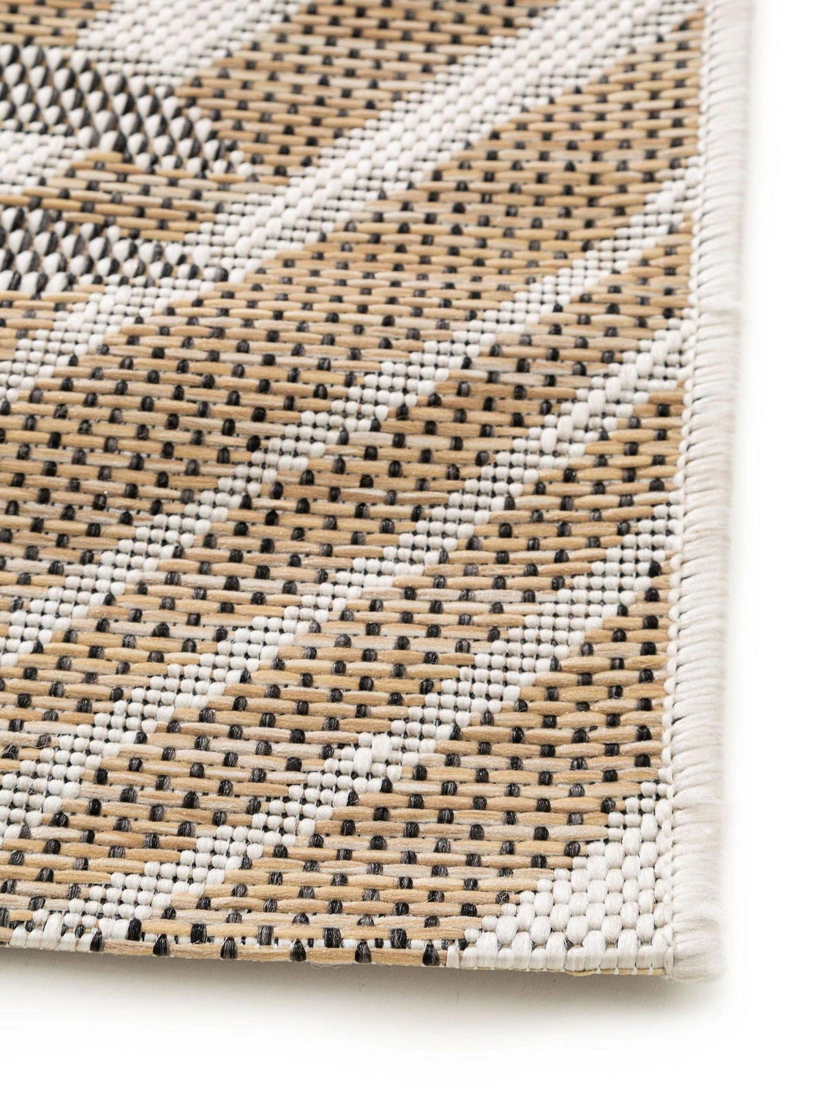 OUTDOORTEPPICH Cleo Schwarz 160x230 cm - Schwarz, Kunststoff (160/1cm) - KUNSTLOFT