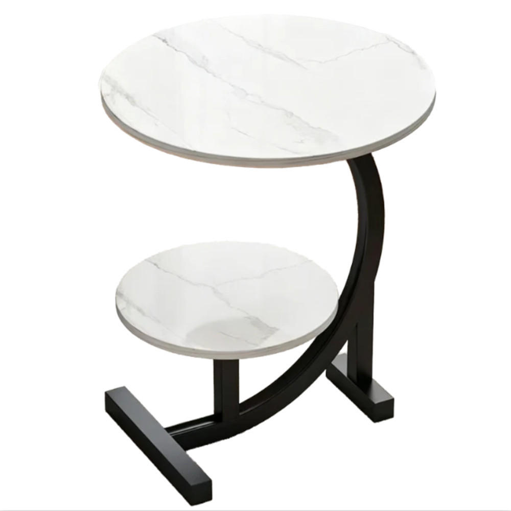 GARTENBEISTELLTISCH , Metall , 40 × 60 cm - Weiß, Metall (40/40/60cm) - Authentics