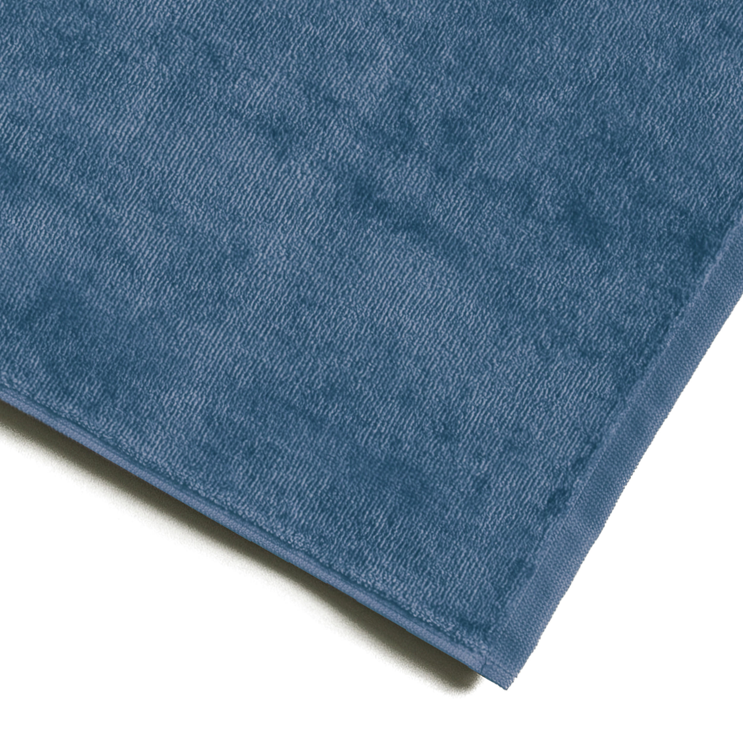 BADEMATTE BAMBOO LUXE - Blau, Textil (50/80cm) - MÖVE