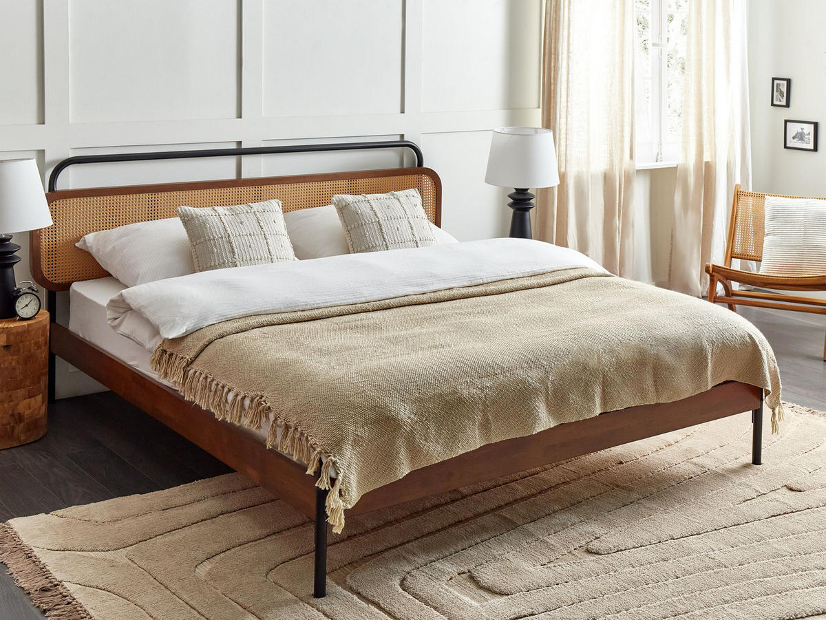 DECKE Beige 150/200 cm Chaohani - Beige, Keramik (150/200cm) - Beliani