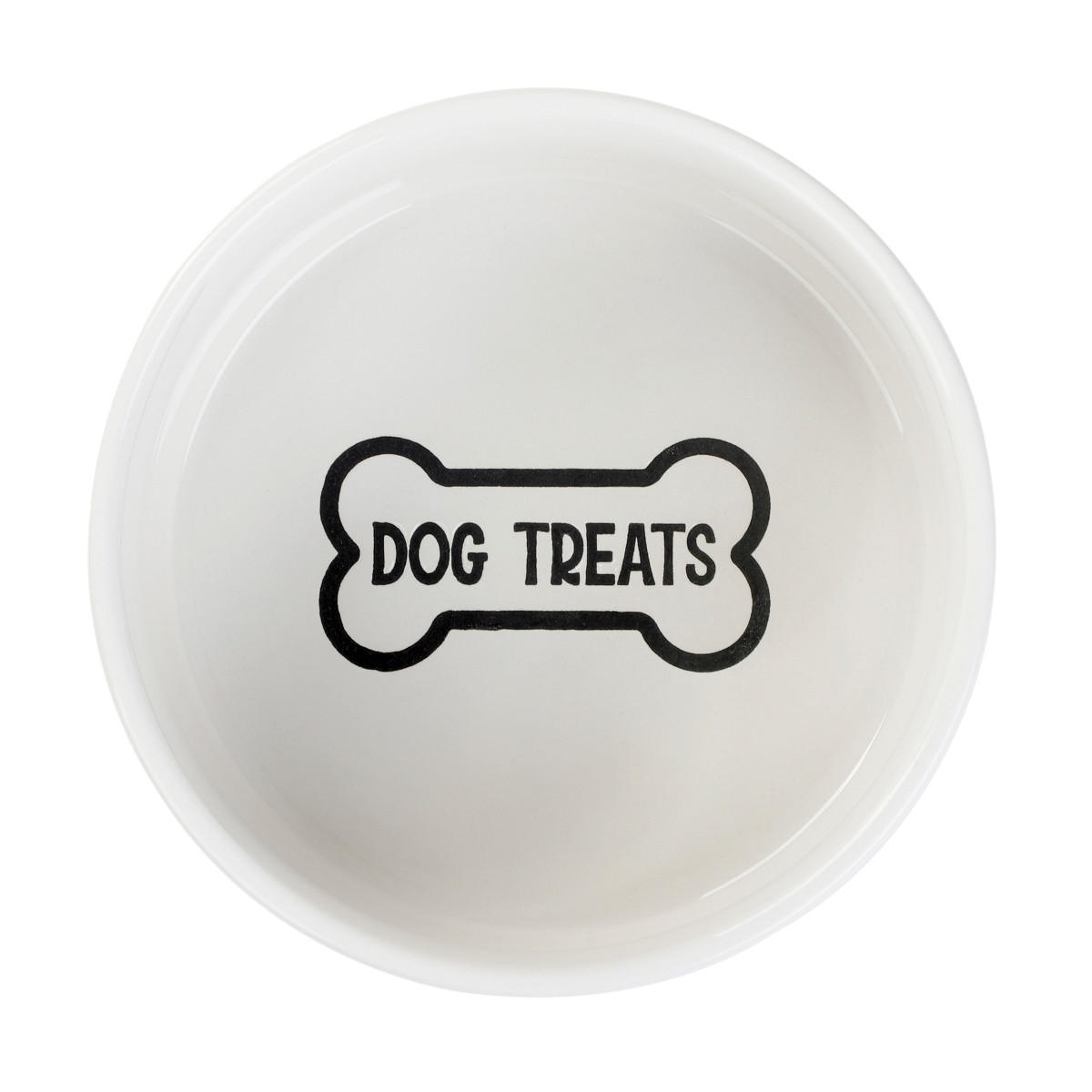 HUNDENAPF Treats 19/9 cm - Weiß, Keramik (19/19/9cm) - Homla