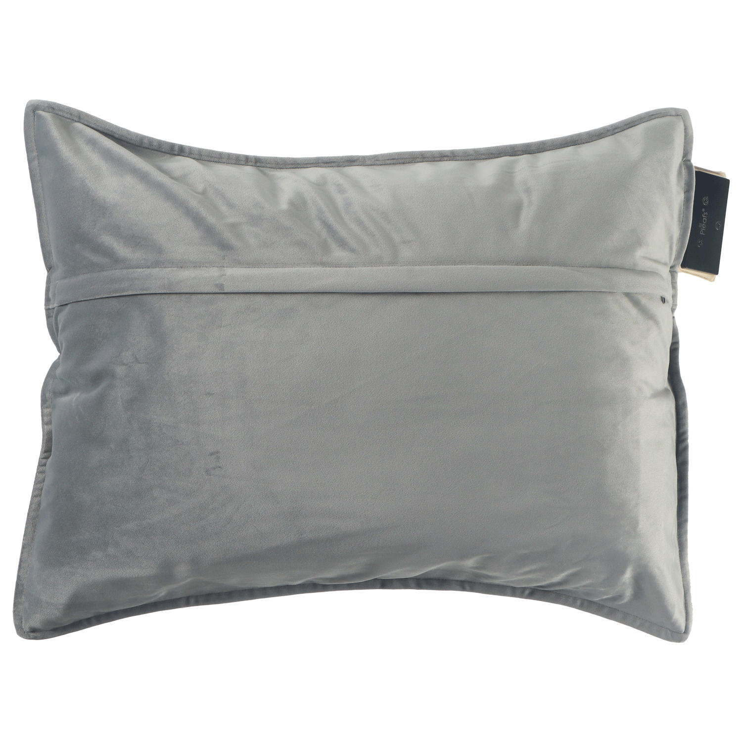 HEIZKISSEN Plush 45x60cm Black Coral - Grau, Textil (45/60cm) - Pleafs
