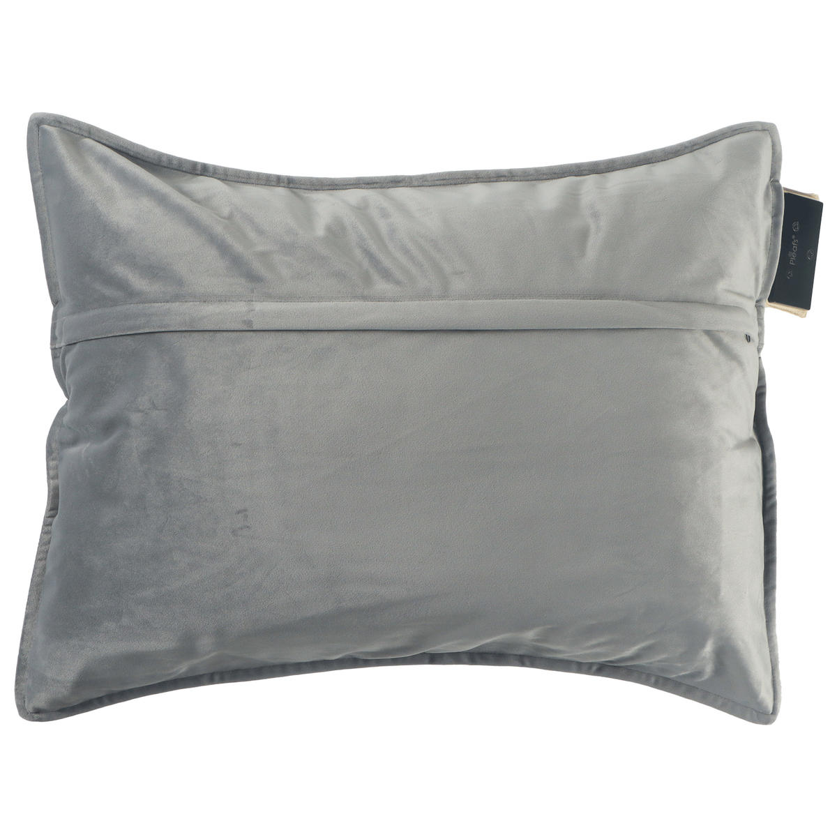 HEIZKISSEN Plush 45x60cm Black Coral - Grau, Textil (45/60cm) - Pleafs