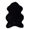 KUNSTFELLTEPPICH Giorgia 60x80 cm - Schwarz, Textil (60/80cm) - Gino Falcone