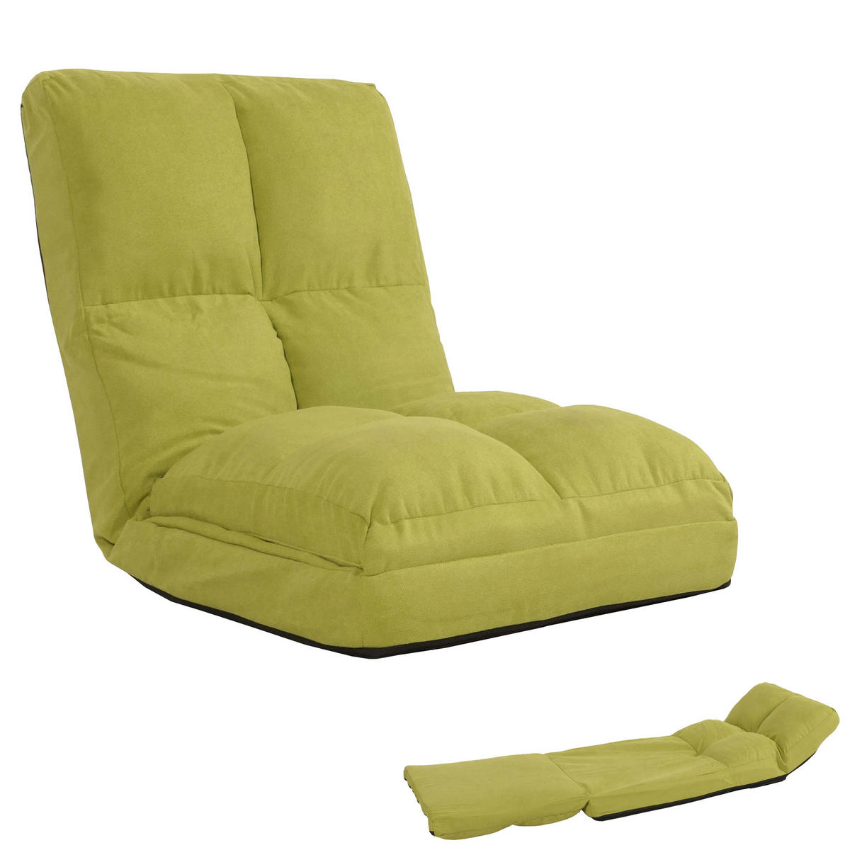 BODENSESSEL Grün - Grün, Textil (54/58/63cm) - MCW