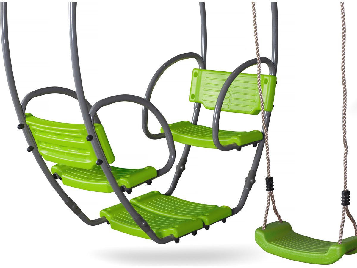 KLETTERGERÜST AUS HOLZ nelio Braun - Dunkelbraun, Holz (240/230/350cm) - Habitat Garten