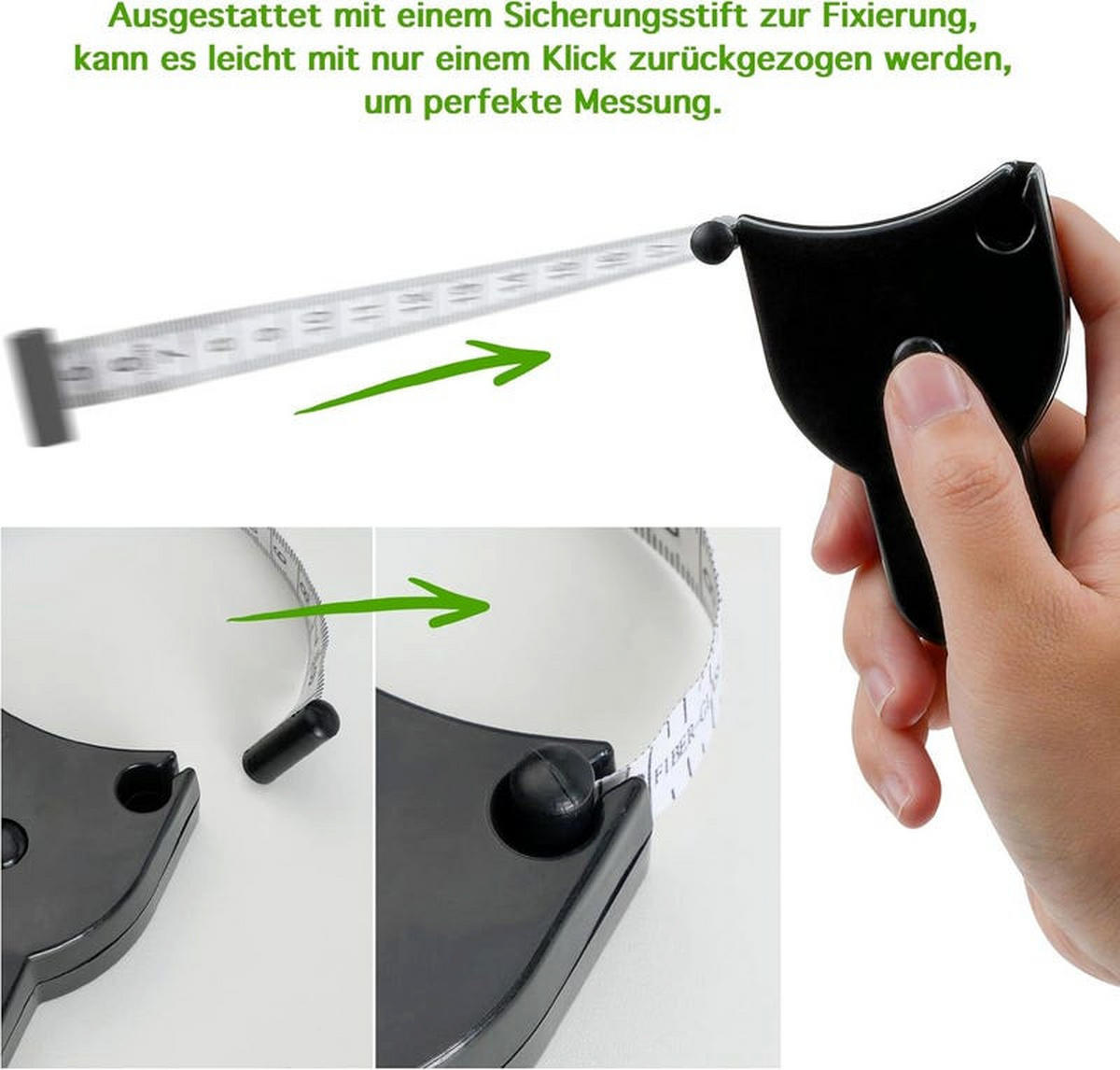 MASSBAND – zur Körpervermessung, 2er-Packung - Multicolor, Kunststoff (9/3/5.5cm) - DCA